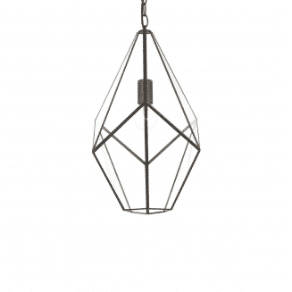 Glass Diamond Pendant Light