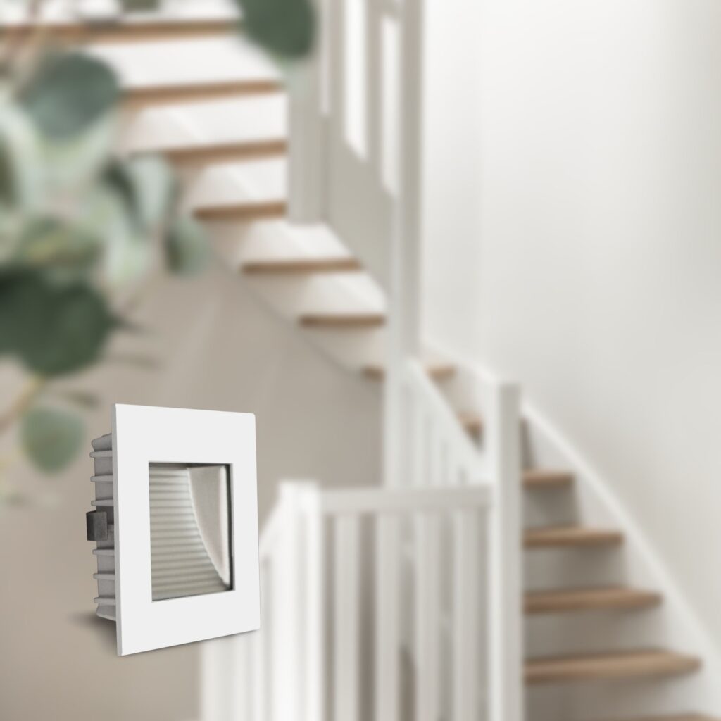 Led Deep Recessed Step Light Get a Modern Look with 2W LED Square Clear Lens Recessed Step Light