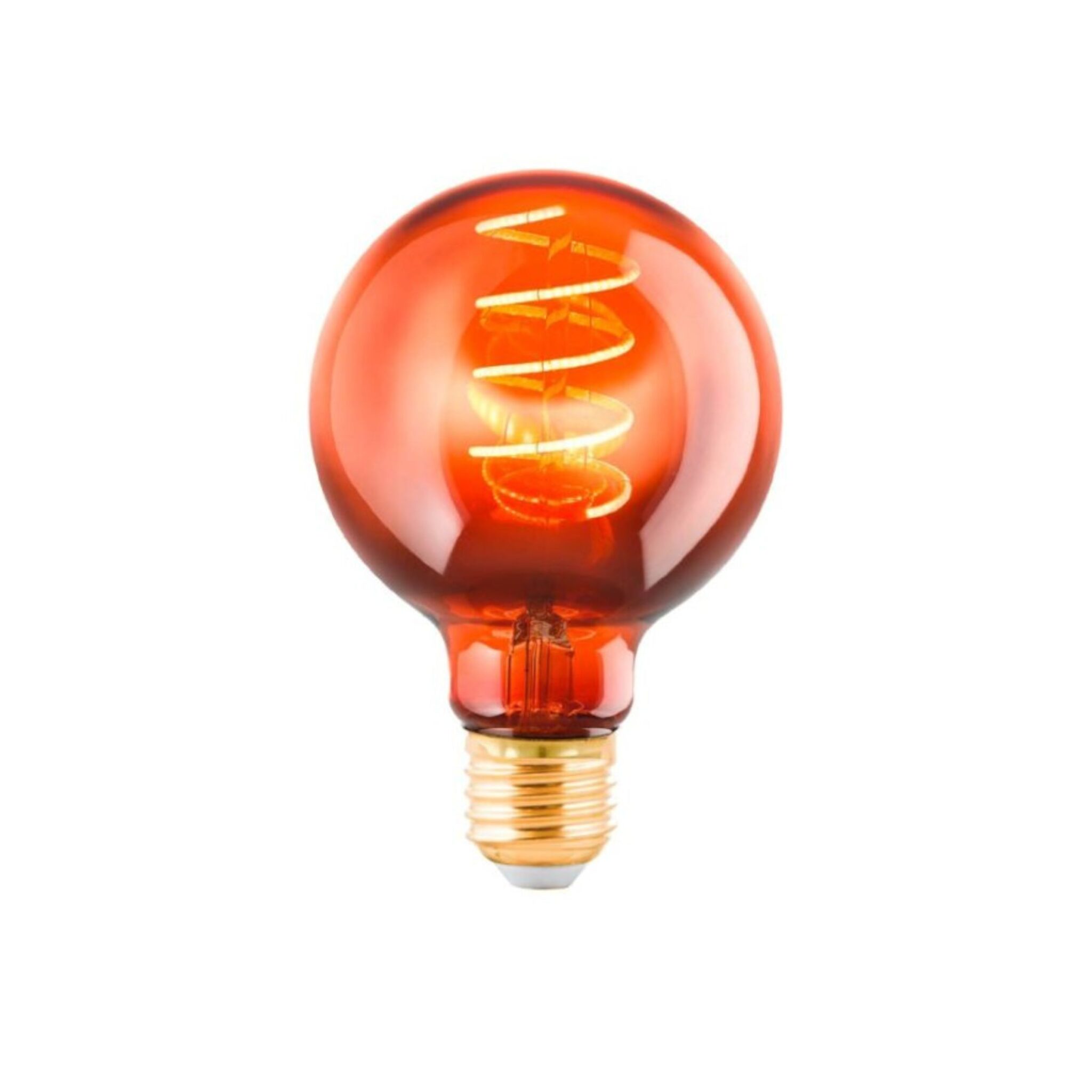 LED 4W E27 Transparent Copper Globe - Rovert Lighting