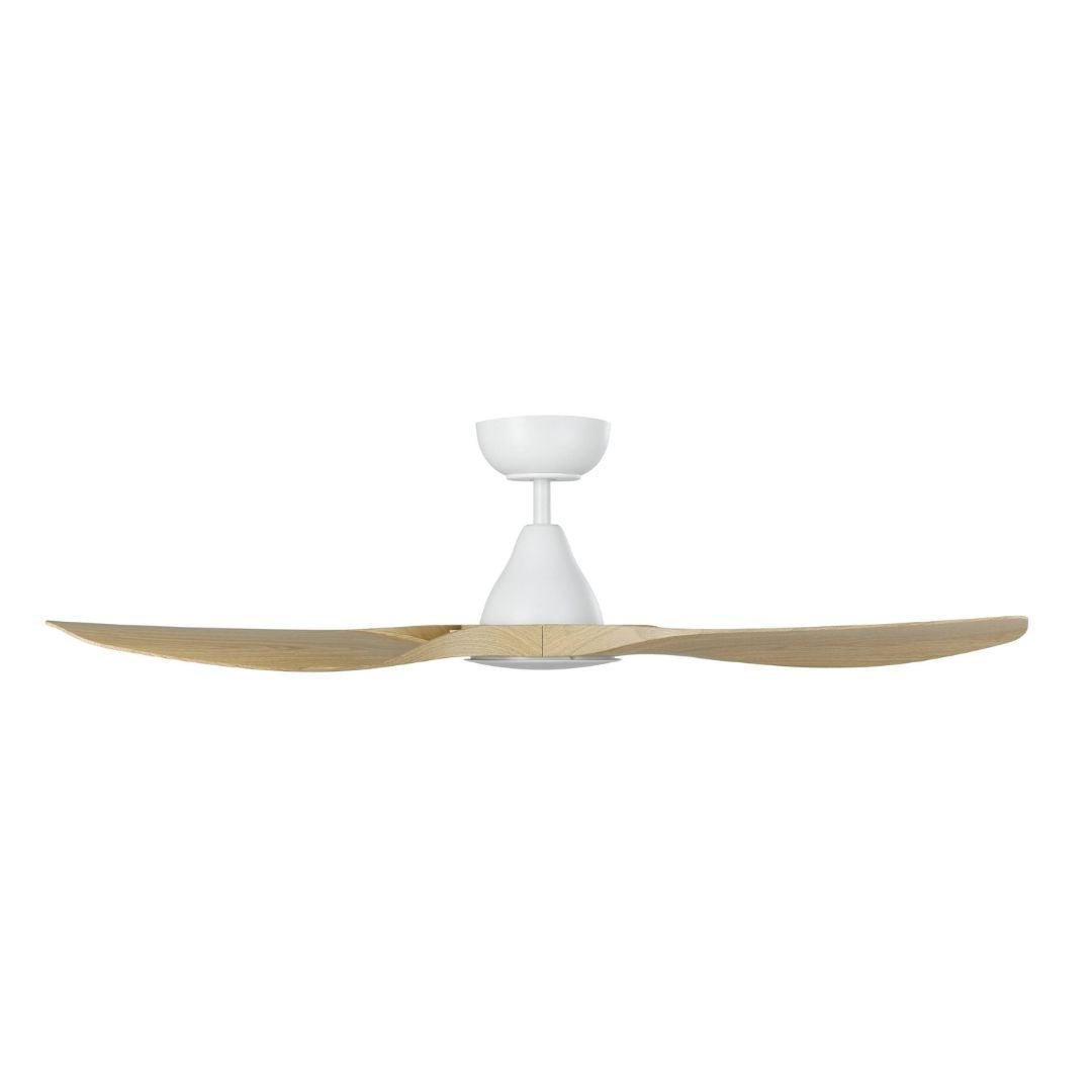 Eglo Surf 48in DC Matt White Ceiling Fan with Oak Blades and 20W Tri Colour LED Light - Eglo Surf 48in DC Matt White Ceiling Fan with Oak Blades and 20W Tri Colour LED Light Eglo Surf 48in DC Matt White Ceiling Fan with Oak Blades and 20W Tri Colour LED Light - Image 3