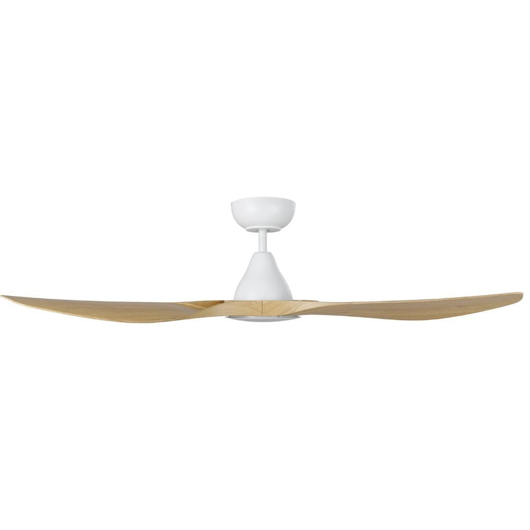 Eglo Surf 52in DC Matt White Ceiling Fan with Oak Blades and 20W Tri Colour LED Light - Eglo Surf 52in DC Matt White Ceiling Fan with Oak Blades and 20W Tri Colour LED Light Eglo Surf 52in DC Matt White Ceiling Fan with Oak Blades and 20W Tri Colour LED Light - Image 3