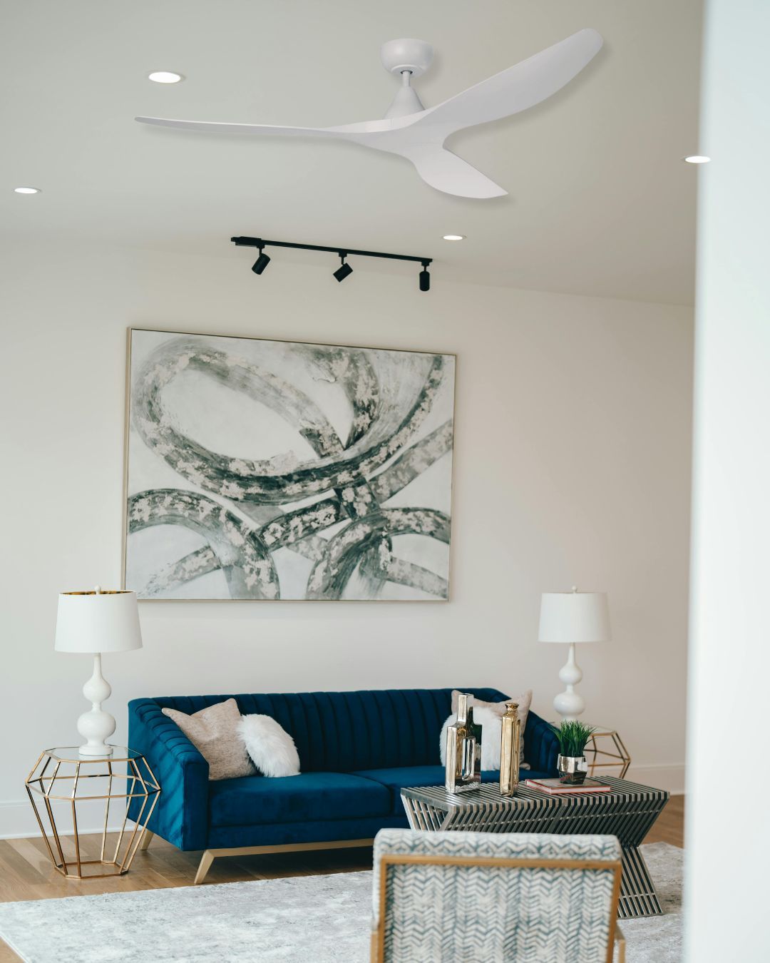Eglo Surf 60in DC Matt White Ceiling Fan - Eglo Surf 60in DC Matt White Ceiling Fan Eglo Surf 60in DC Matt White Ceiling Fan - Image 7