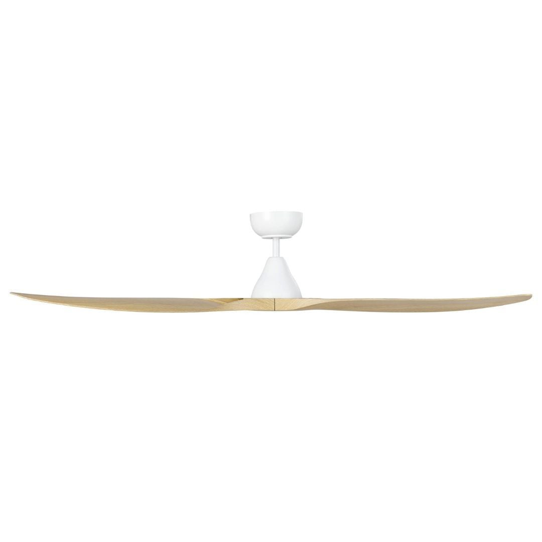 Eglo Surf 60in DC Matt White Ceiling Fan with Oak Blades - Eglo Surf 60in DC Matt White Ceiling Fan with Oak Blades Eglo Surf 60in DC Matt White Ceiling Fan with Oak Blades - Image 3