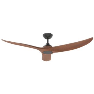Hunter Pacific Evolve 52in EC/DC Matt Black Ceiling Fan with Koa Blades
